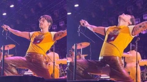 Se le rompe pantalón a Harry Styles en pleno concierto
