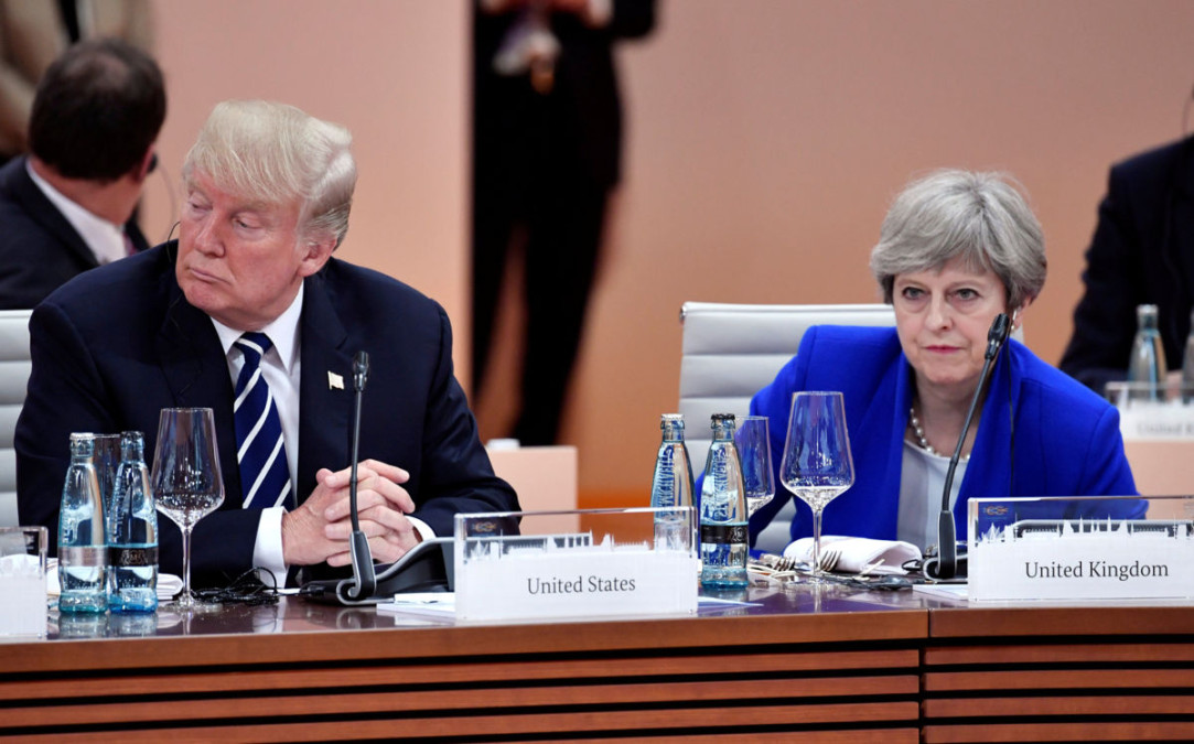 Theresa May reprocha a Trump sus mensajes tras el atentado en Londres