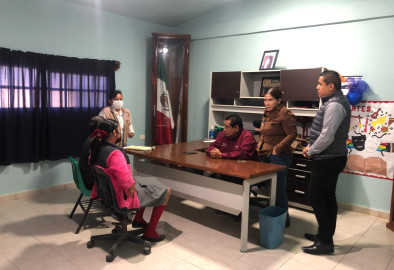 Acompaña Derechos Humanos a alumna que se le negó acceso a tele secundaria