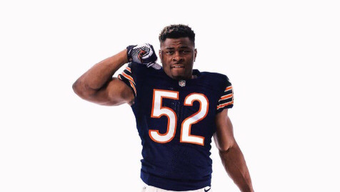 Khalil Mack firma por 141 mdd para jugar con Osos en la NFL