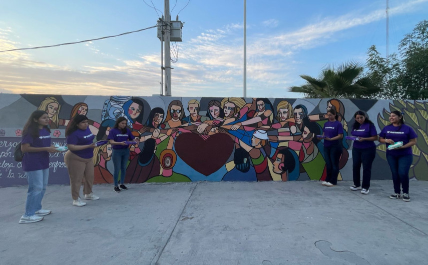 Inauguran mural “Mujeres Imparables” en edificio del DIF