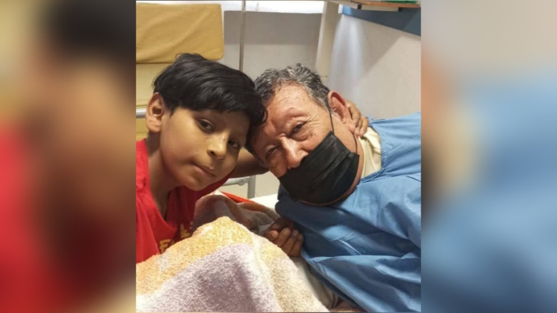 “Andy” se reencuentra con sus familiares en el Hospital Infantil de Ciudad Victoria
