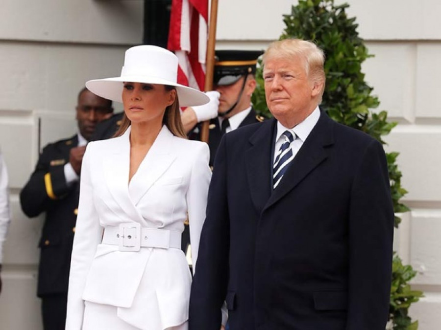 De nueva cuenta, Melania rechaza Trump
