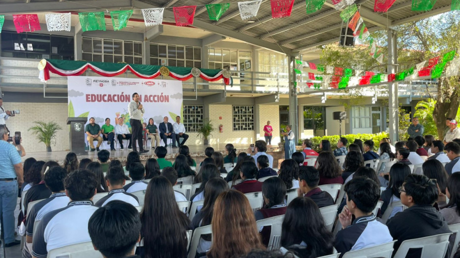 Llega “Educación en Acción” a escuelas de Reynosa para crear conciencia ambiental