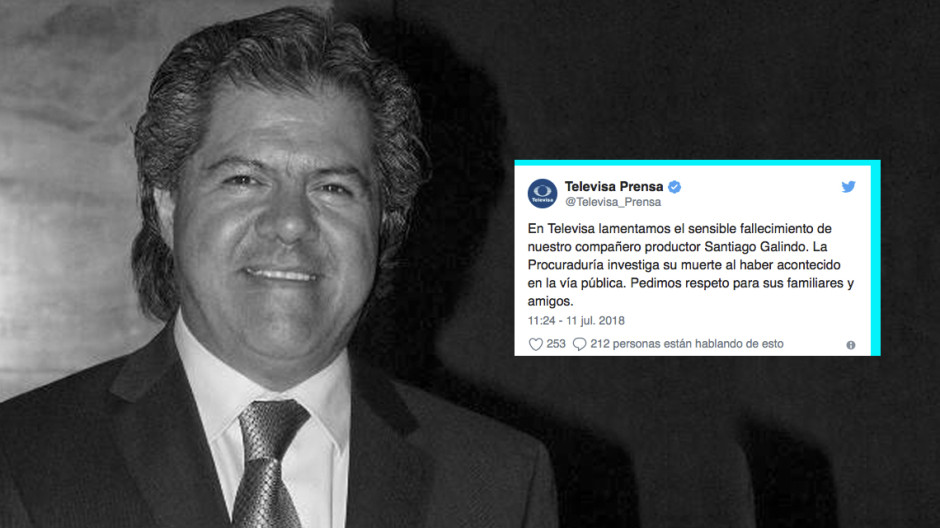Fallece Santiago Galindo, productor de Televisa
