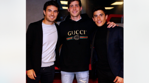 Sergio Pérez se reúne con Messi y compañía 