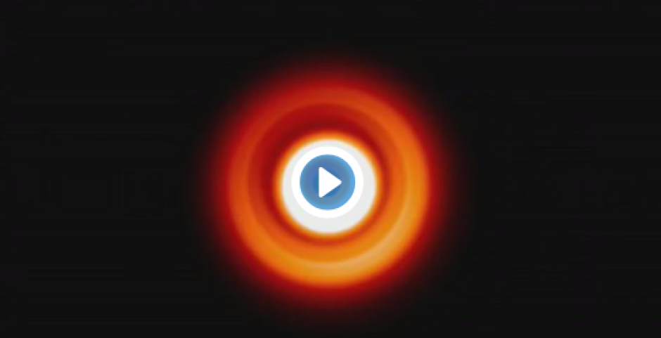 Hubble captura 'juego de sombras' de un posible planeta en sistema solar cercano