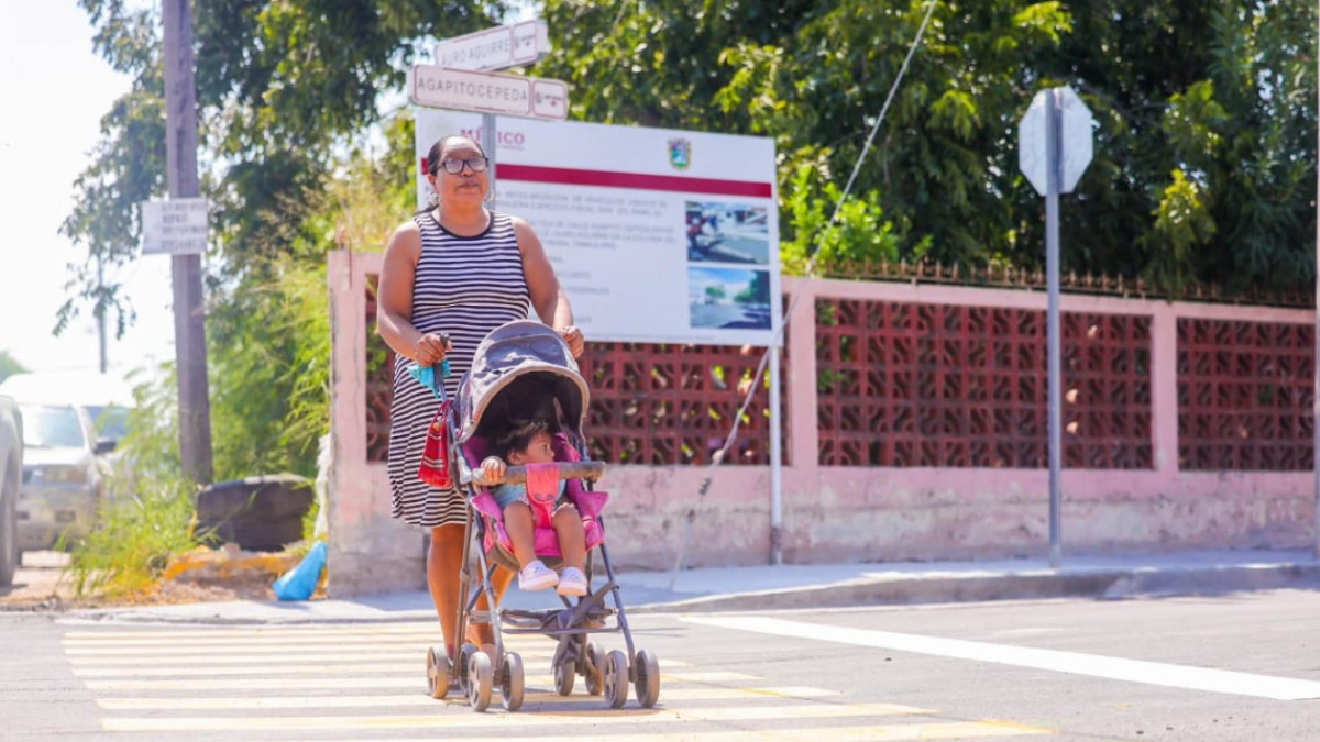 Inauguraron vecinos y Alcalde calle Agapito Cepeda en la colonia Del Maestro