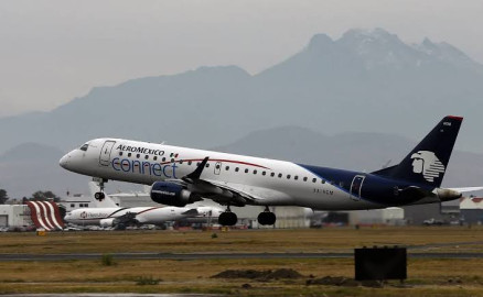 Avión de Aeroméxico aterriza de emergencia por humo en cabina; iba de CDMX a Reynosa