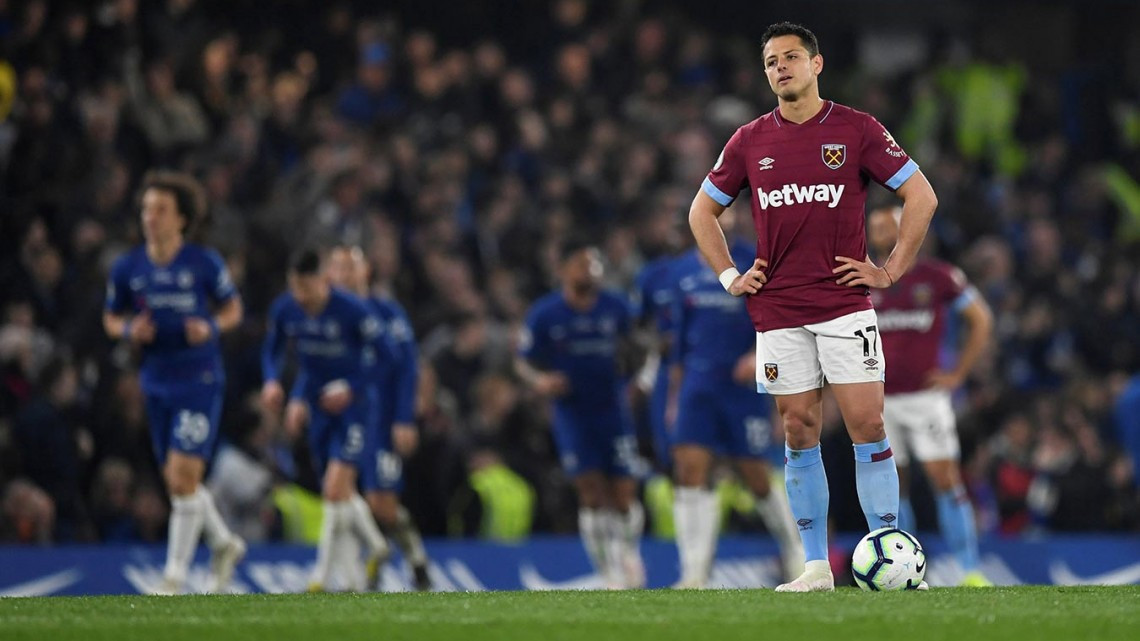 West Ham de Chicharito cae ante Chelsea