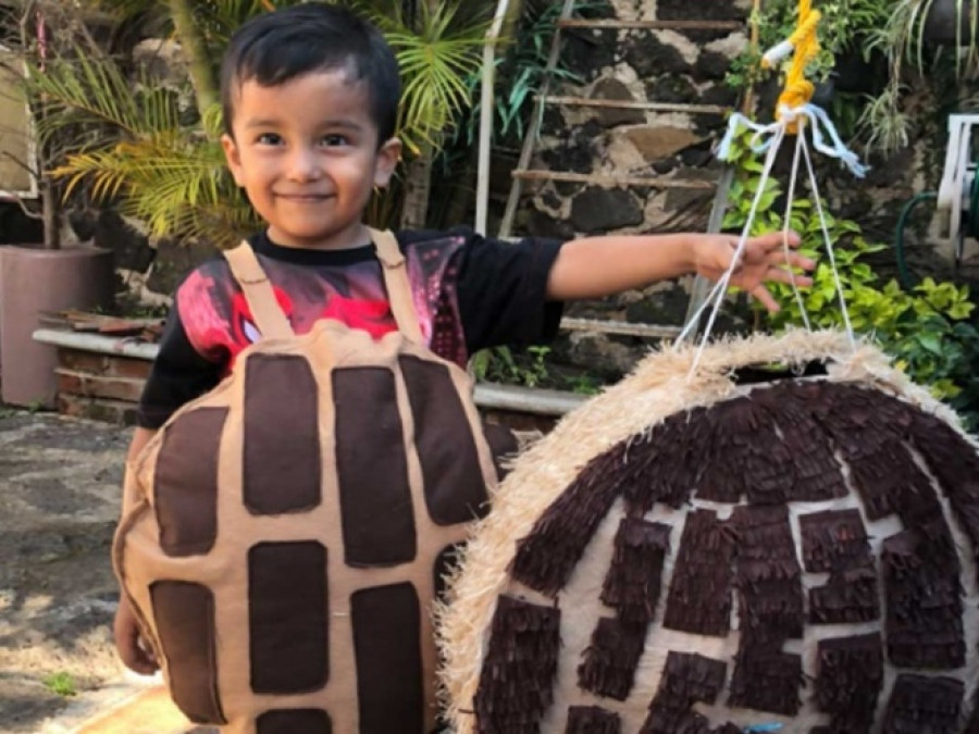 Le llueve pan al niño que tuvo su fiesta de concha
