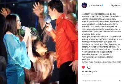 Carlos Rivera manda emotivo mensaje a “Hiromi”