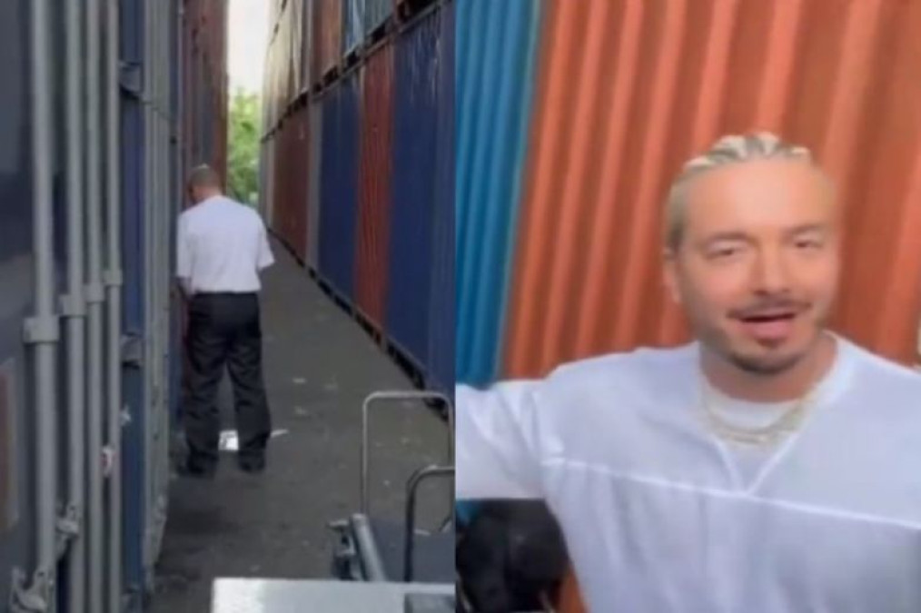J Balvin es captado orinando en una calle de calle de Nueva York