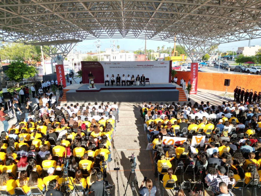 Carmen Lilia y rector de la UAT fortalecen infraestructura educativa para beneficio de más de 1,500 estudiantes