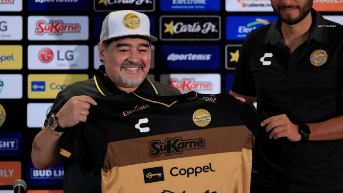 Vengo a trabajar y a dejar el corazón en Dorados de Sinaloa: Maradona