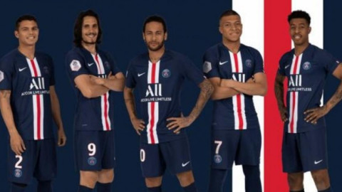 PSG presentó su nueva camiseta con Neymar 