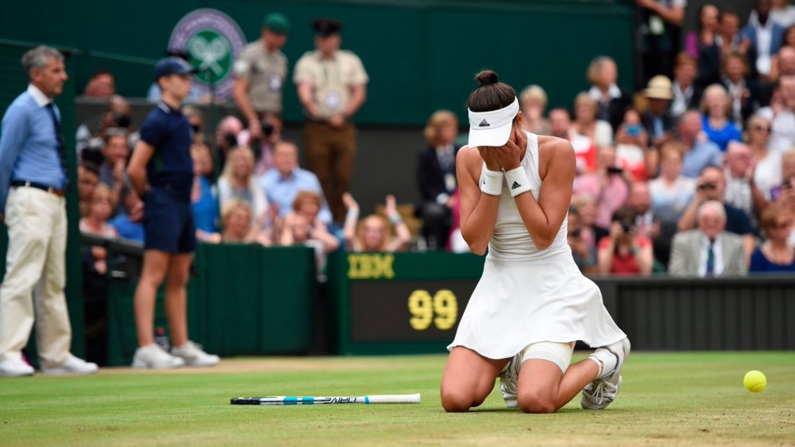 Garbiñe Muguruza, campeona en Wimbledon 