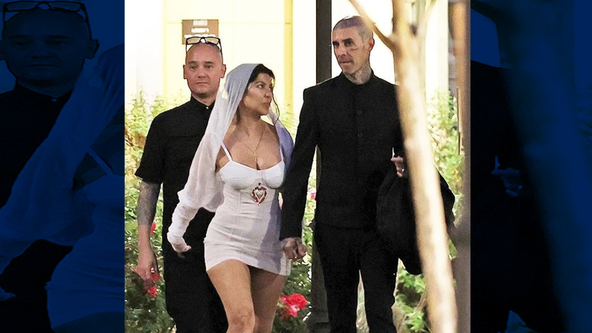 Kourtney Kardashian se casa legalmente con Travis Barker