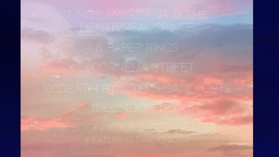 Taylor Swift revela tracklist de su nuevo disco 'Lover'