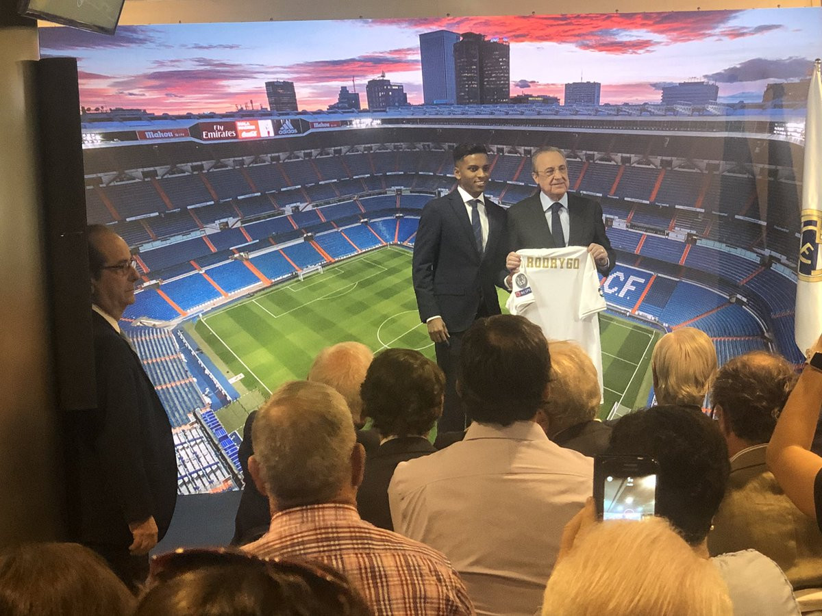 Rodrygo es presentado como nuevo jugador del Real Madrid