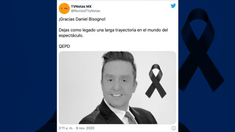 Usuarios en Twitter viralizan falsa muerte de Daniel Bisogno