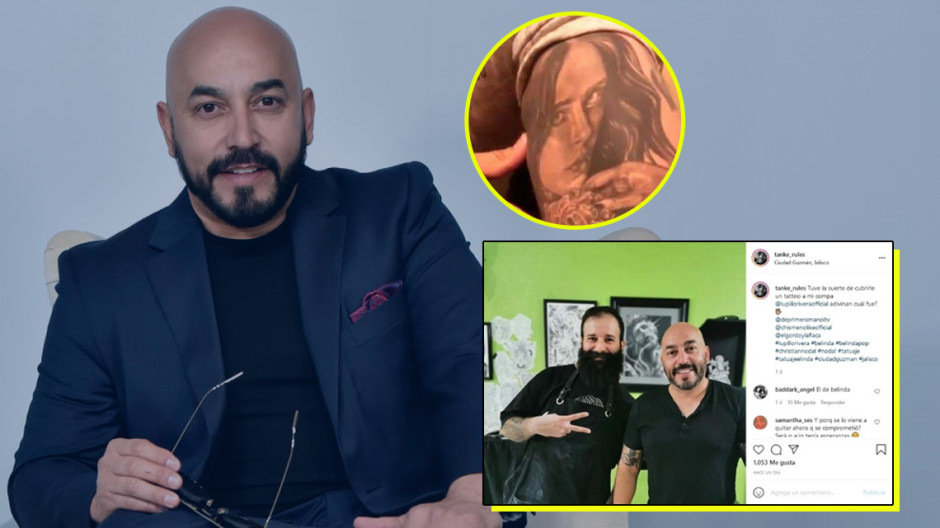 Lupillo Rivera se borra el tatuaje de Belinda