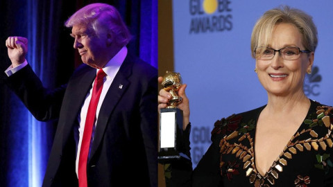 'Actriz sobrevalorada de Hollywood', Trump responde a Meryl Streep