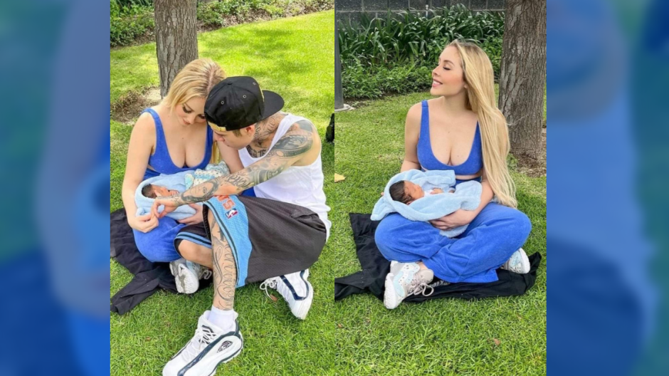 Santa Fe Klan y Maya Nazor presentan a su bebé Luka