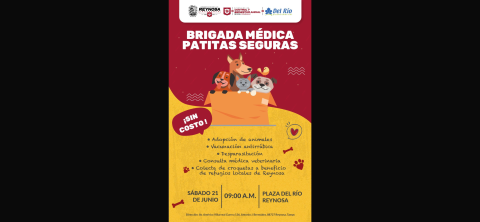 Asiste a la Brigada Patitas Seguras en Del Río plaza comercial