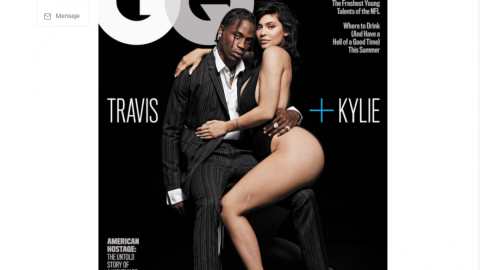 Kylie y Travis en la portada de GQ