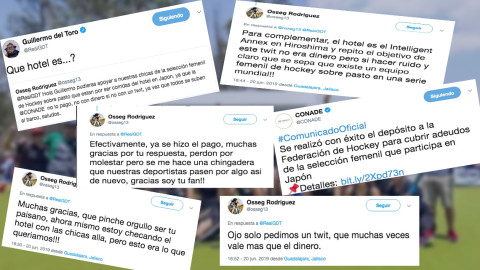 Tras una serie de tuits CONADE solventa gastos de la Federación de Hockey