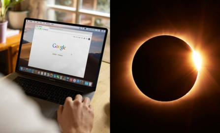 La búsqueda "me duelen los ojos" se dispara en Google después del eclipse solar 2024