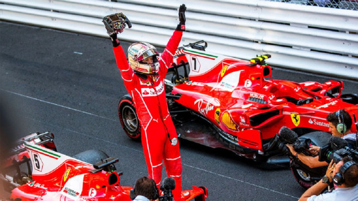 Sebastian Vettel gana el Gran Premio de Mónaco