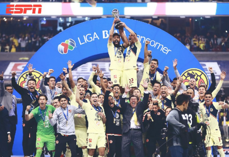 América, máximo campeón del futbol mexicano