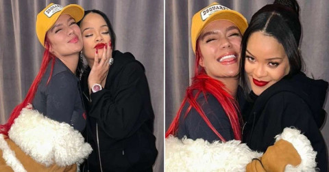 Karol G comparte especial encuentro con Rihanna tras el Super Bowl