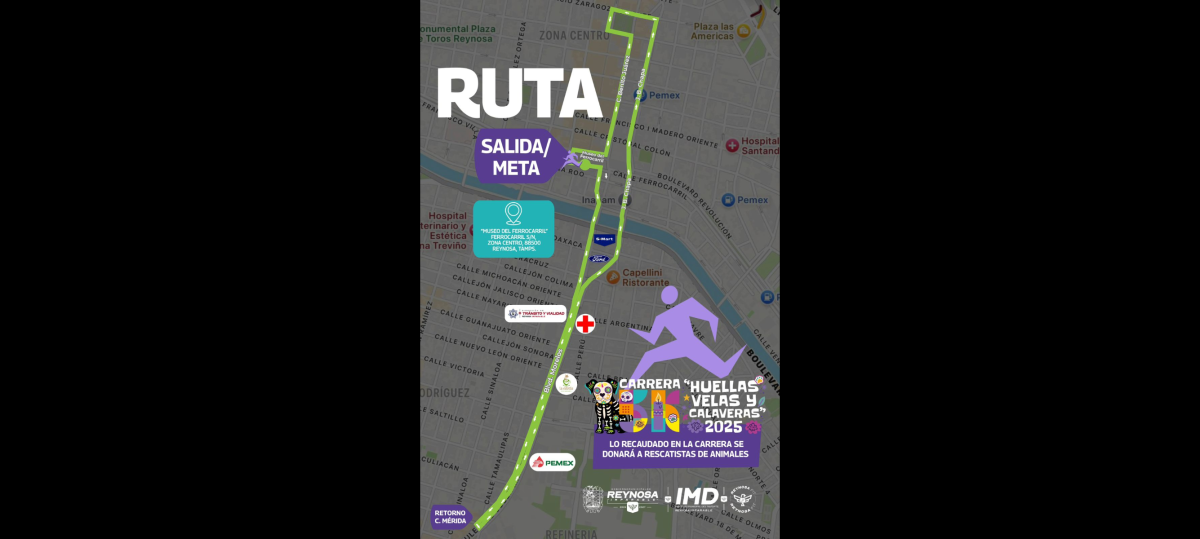  Todo listo para celebrar la Carrera Huellas, Velas y Calaveras este 2 de noviembre 