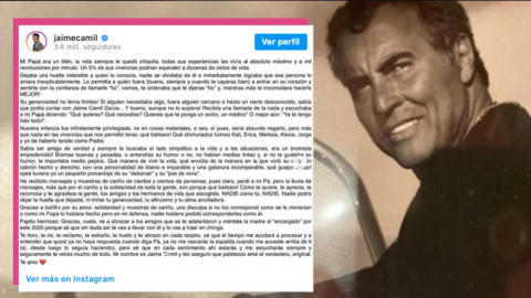 Jaime Camil se despide de su padre con emotivo mensaje