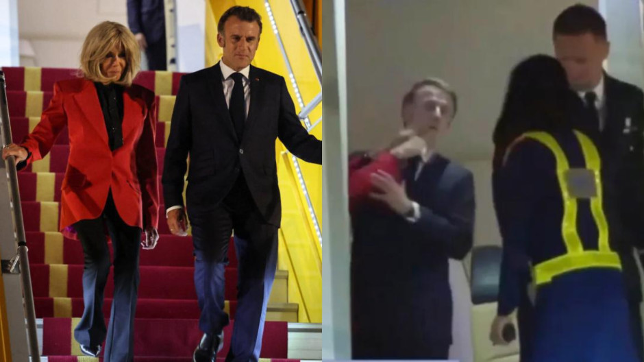 Era “Bromeando”: Macron desestima polémica por video viral donde su esposa lo abofetea 