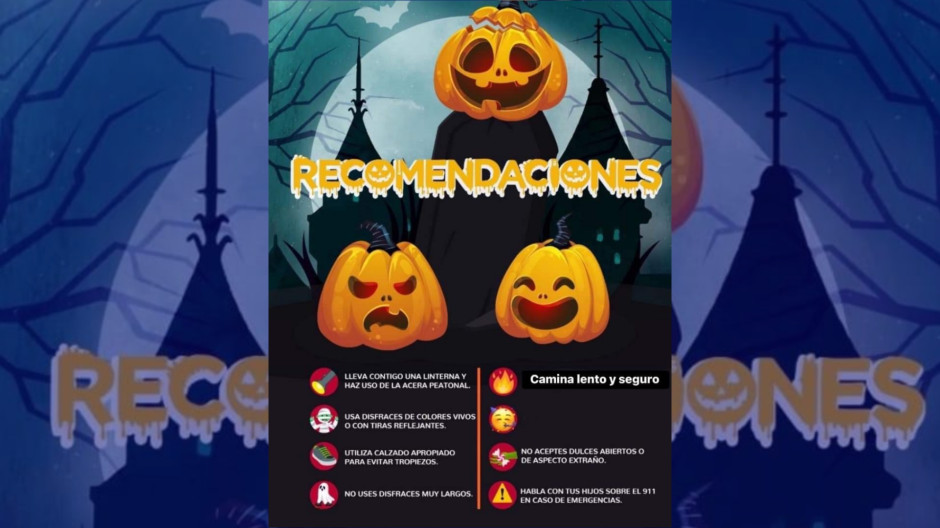 Sugiere Gobierno de Reynosa medidas de precaución a quienes celebran el 31 de Octubre 