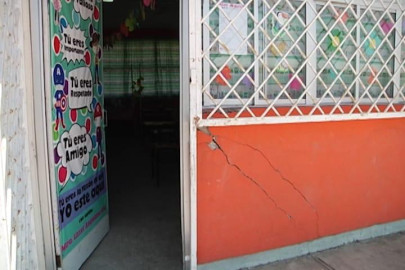 Protección Civil evalúa daños en la primaria "José Refugio Sánchez", en Altamira