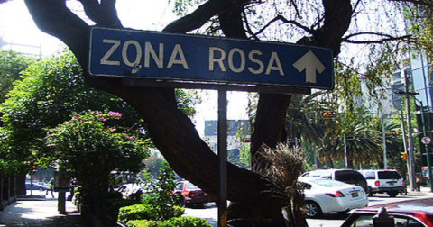 Frente a decenas de Policías que resguardan la SSP, sujeto roba banco en Zona Rosa