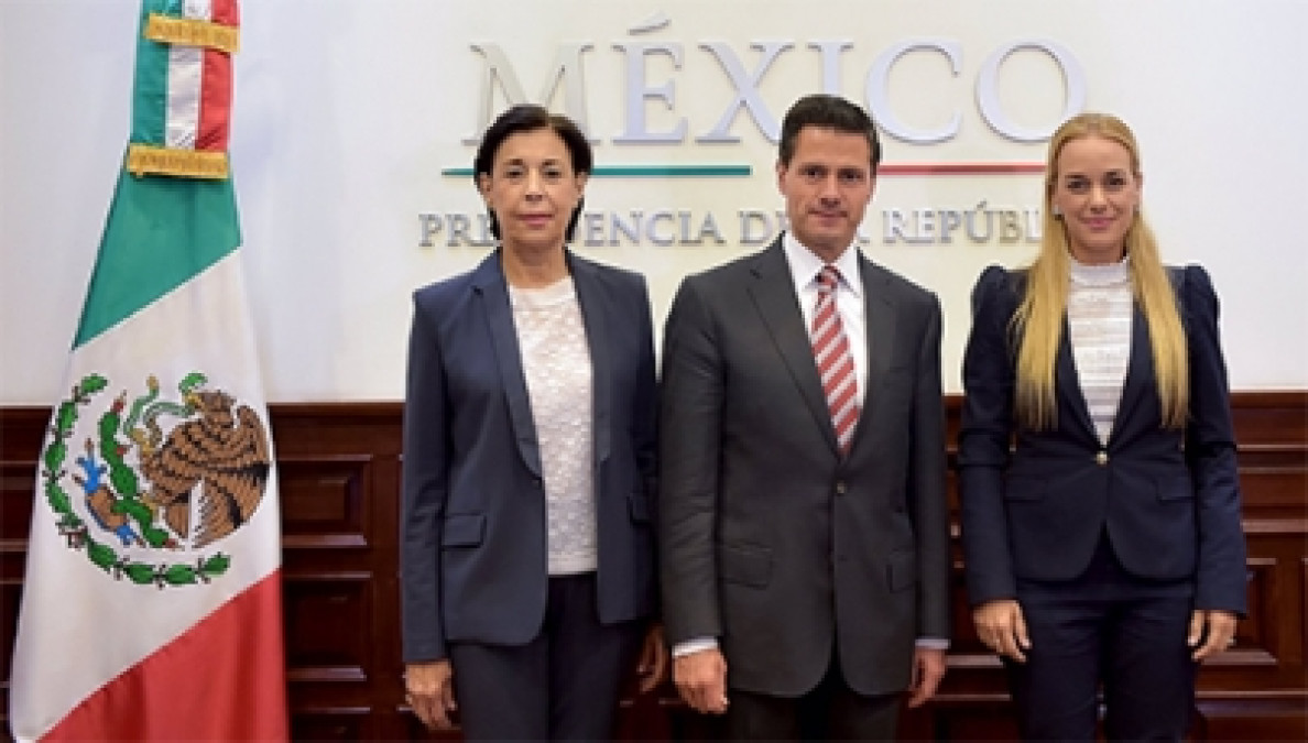 Peña Nieto y Lilián Tintori dialogan sobre situación política de Venezuela