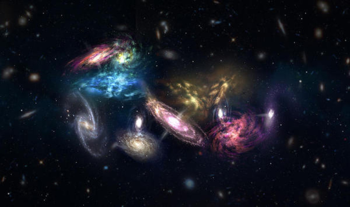 Astrónomos son testigos de la colisión de 14 galaxias