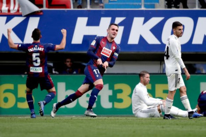 El Eibar golea 3-0 al Real Madrid