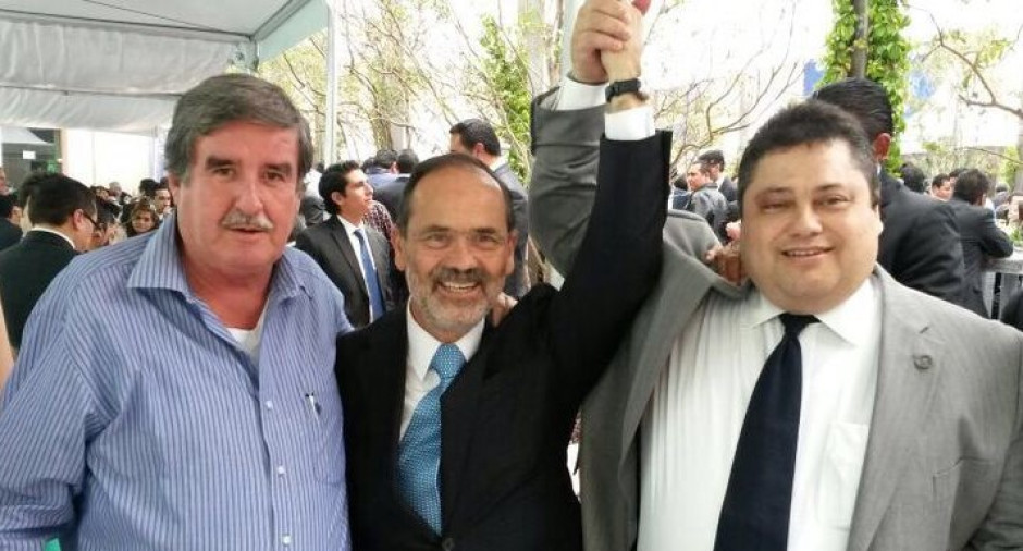 Panistas presentes en toma de protesta de Gustavo Madero