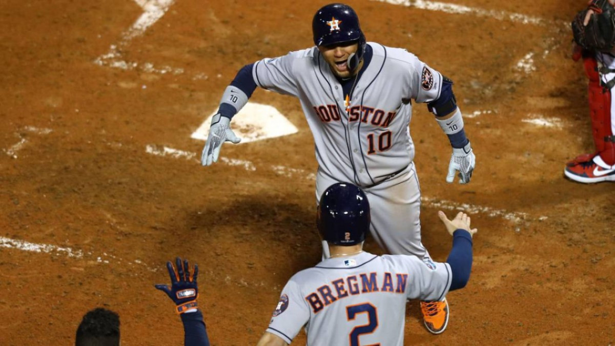 Astros vencen a Boston, van a la cabeza de la Liga Americana