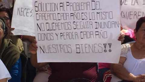 Piden avance en proyecto que evite inundaciones en Villas de Altamira