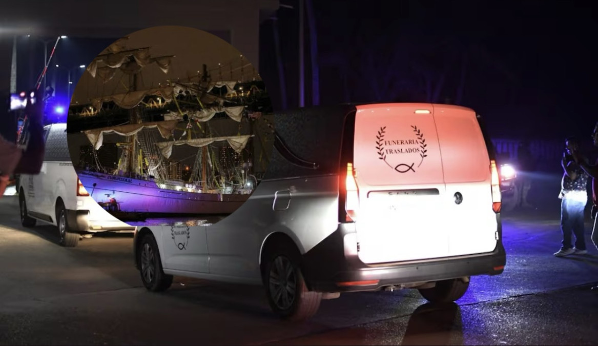 Restos de fallecidos en Buque Cuauhtémoc llegan a Veracruz