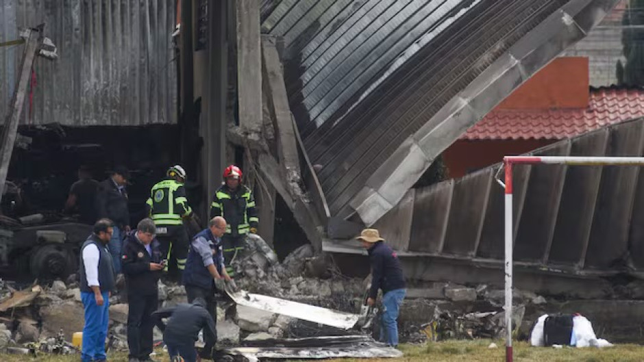 Localizan caja negra de jet privado siniestrado; investigan causas del desplome
