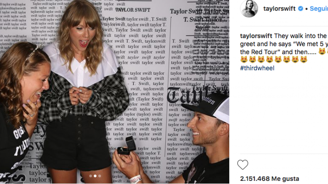Fans se comprometen frente a Taylor Swift